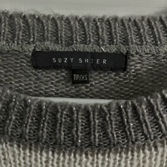 Suzy Shier Striped Knit Sweater - Picture 4 of 5